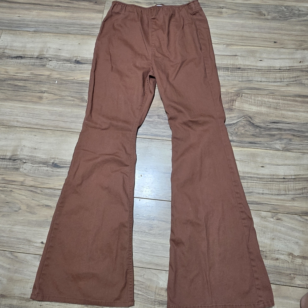 Tinseltown Copper Flare Pants